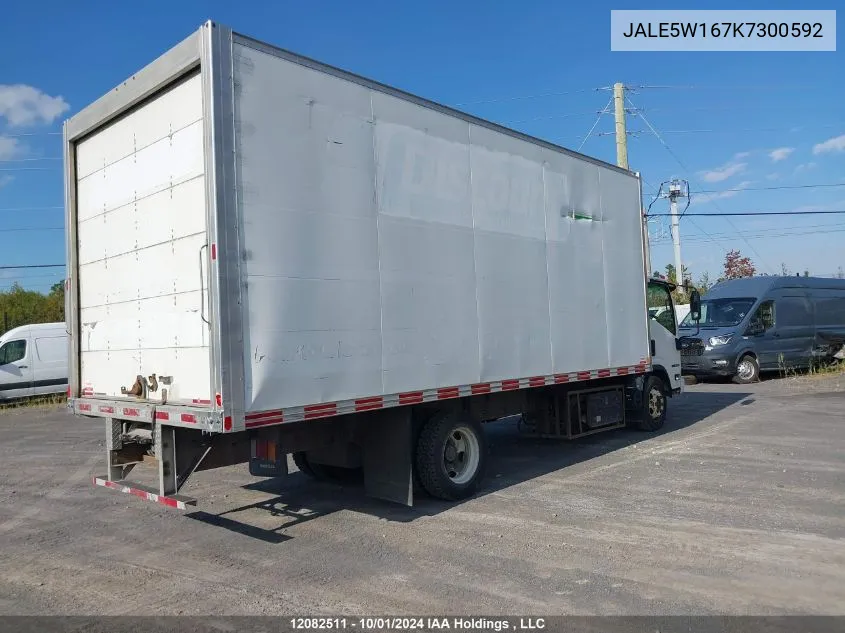 2019 Isuzu Nrr VIN: JALE5W167K7300592 Lot: 12082511