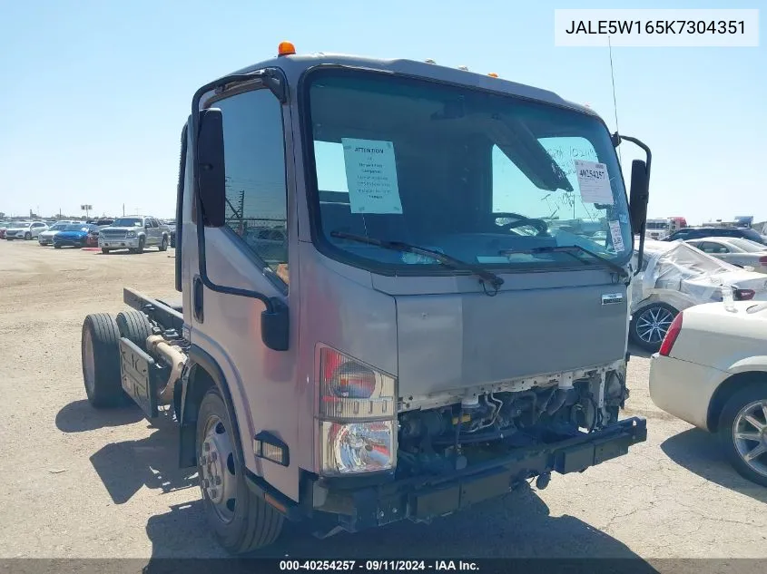 2019 Isuzu Nrr VIN: JALE5W165K7304351 Lot: 40254257