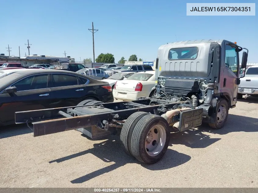 2019 Isuzu Nrr VIN: JALE5W165K7304351 Lot: 40254257