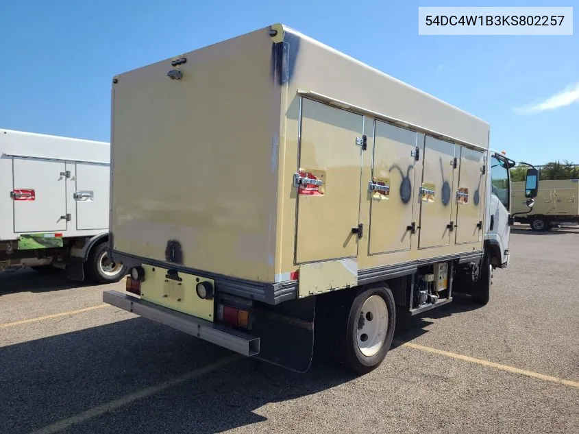 2019 Isuzu Npr Hd VIN: 54DC4W1B3KS802257 Lot: 40637673