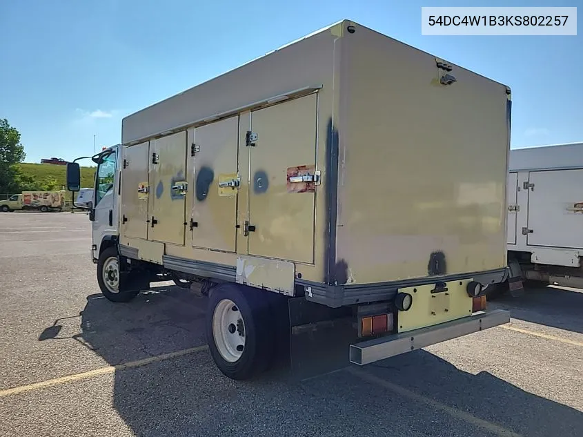 2019 Isuzu Npr Hd VIN: 54DC4W1B3KS802257 Lot: 40637673