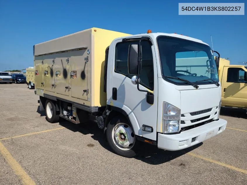 2019 Isuzu Npr Hd VIN: 54DC4W1B3KS802257 Lot: 40637673