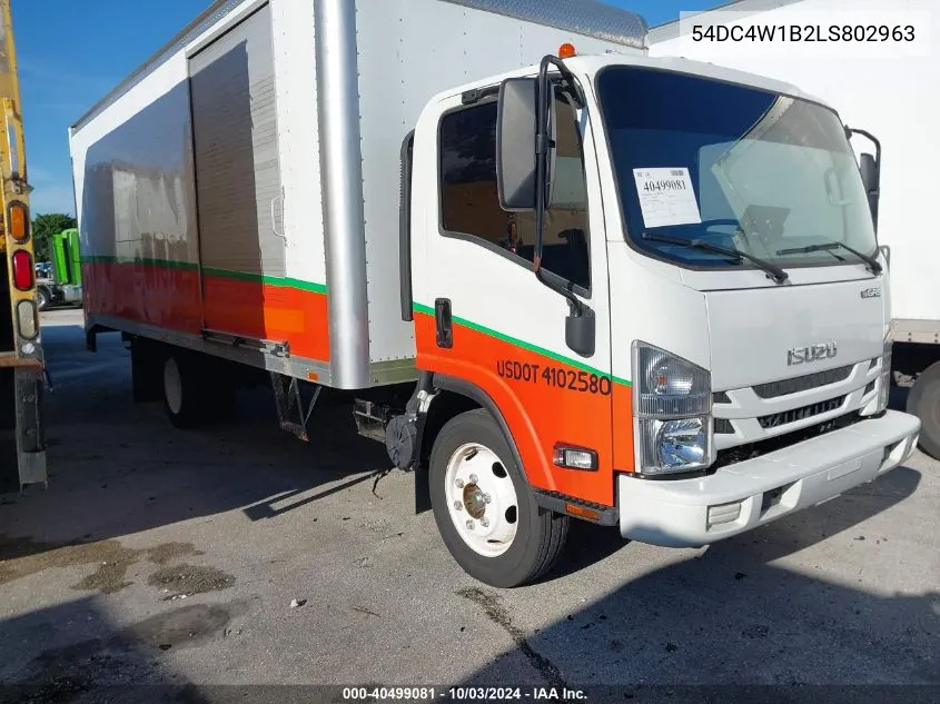 2020 Isuzu Npr Hd VIN: 54DC4W1B2LS802963 Lot: 40499081