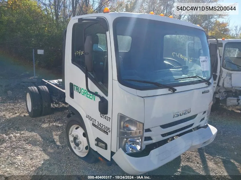 2021 Isuzu Npr Hd VIN: 54DC4W1D5MS200044 Lot: 40400317