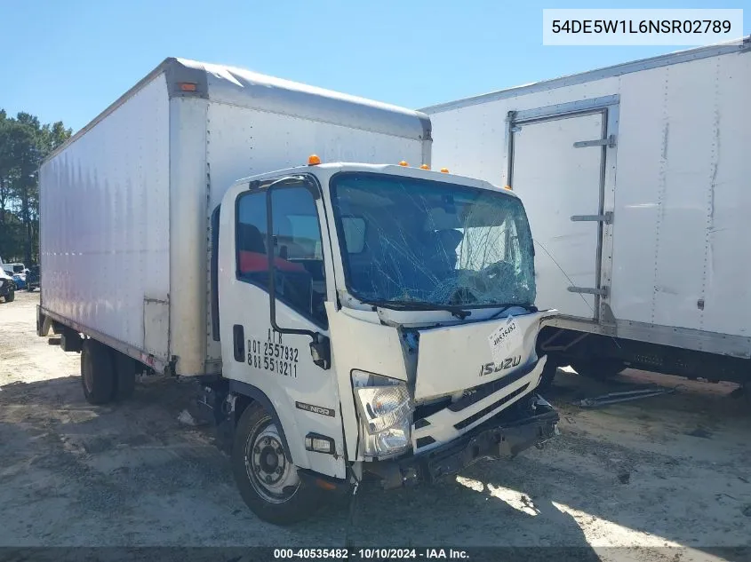 2022 Isuzu Nrr VIN: 54DE5W1L6NSR02789 Lot: 40535482