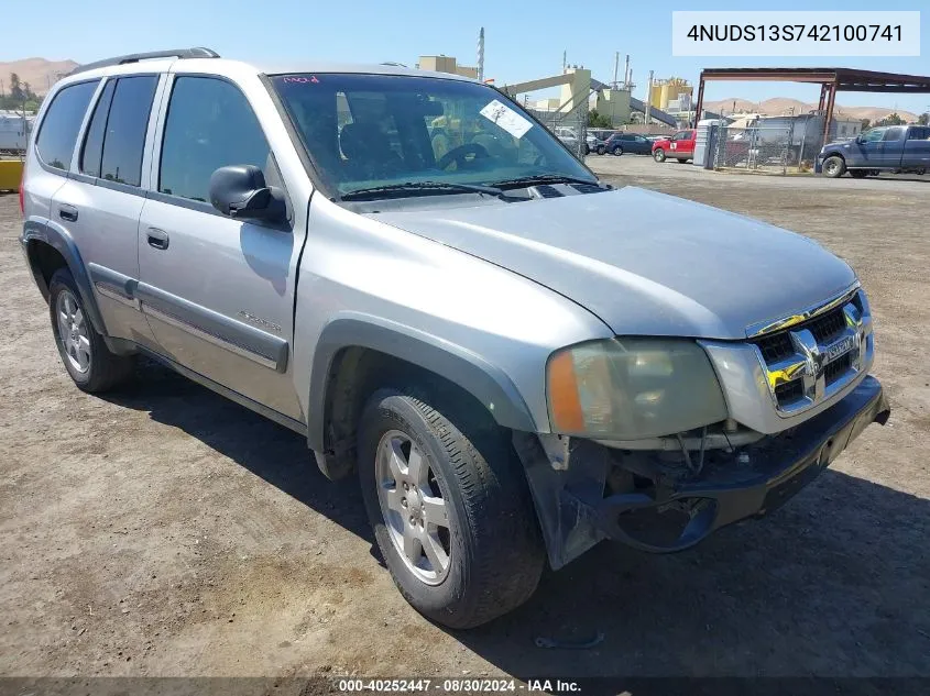 2004 Isuzu Ascender S VIN: 4NUDS13S742100741 Lot: 40252447