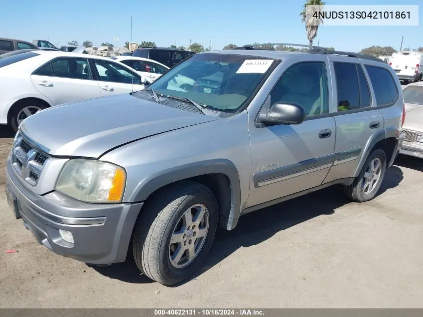 2004 Isuzu Ascender S VIN: 4NUDS13S042101861 Lot: 40622131