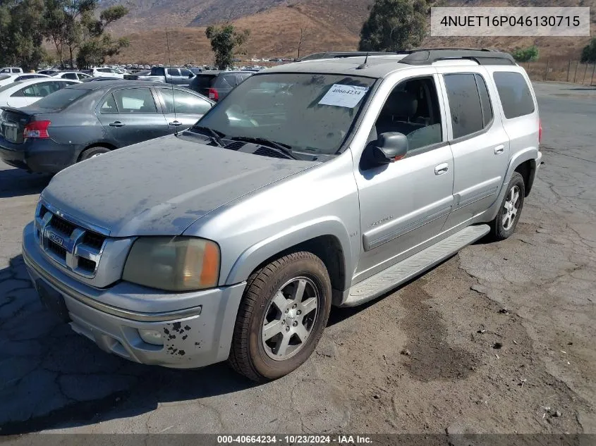 2004 Isuzu Ascender S VIN: 4NUET16P046130715 Lot: 40664234