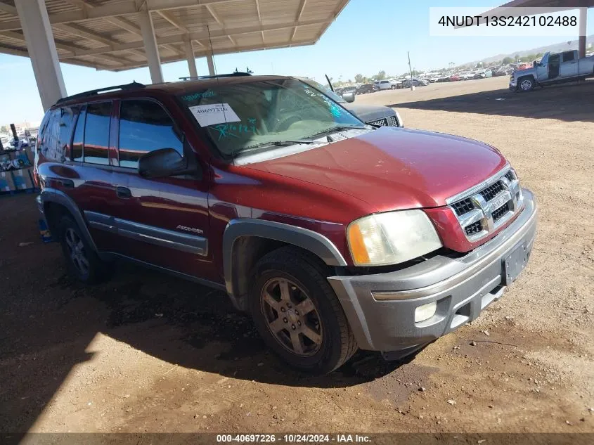 2004 Isuzu Ascender S VIN: 4NUDT13S242102488 Lot: 40697226