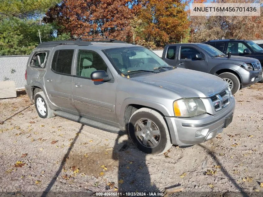 2005 Isuzu Ascender S VIN: 4NUET16M456701436 Lot: 40656811