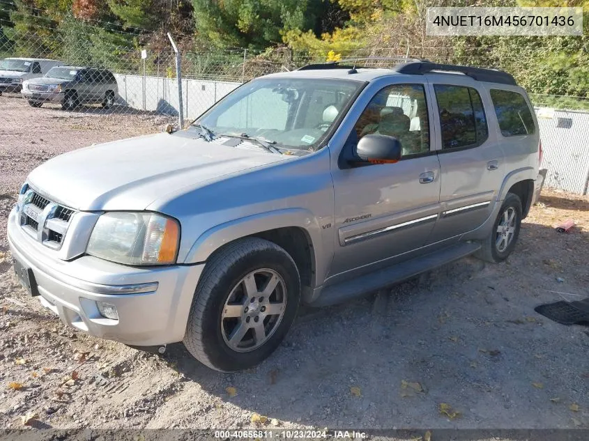 2005 Isuzu Ascender S VIN: 4NUET16M456701436 Lot: 40656811