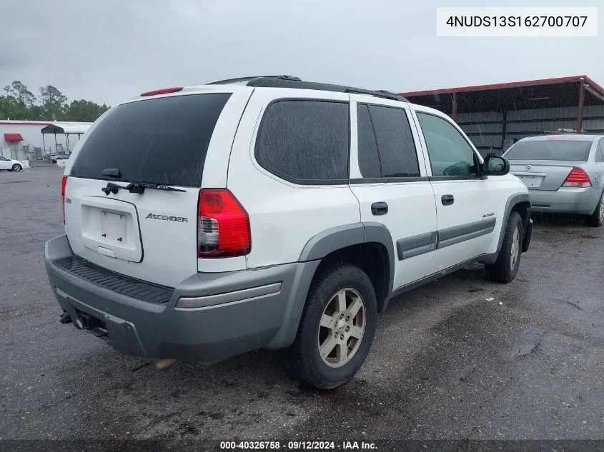 2006 Isuzu Ascender S/Ls/Limited VIN: 4NUDS13S162700707 Lot: 40326758