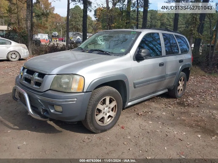 2006 Isuzu Ascender S VIN: 4NUDS13S462701043 Lot: 40763064