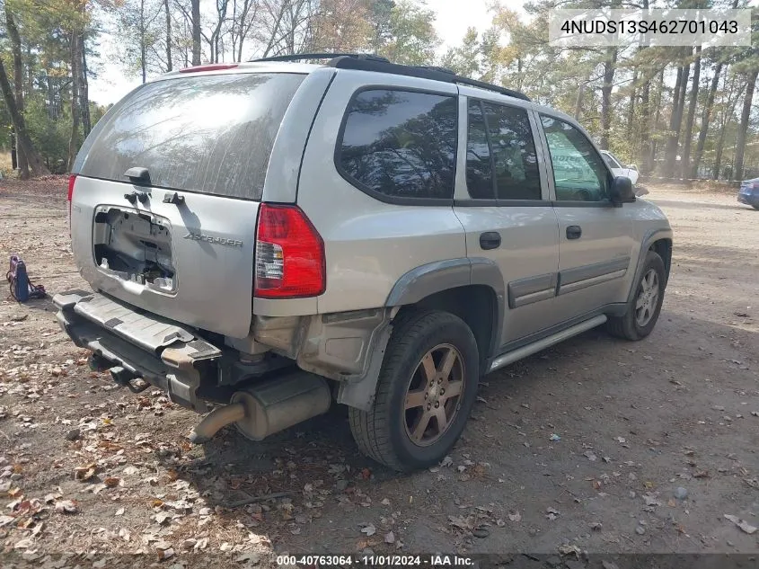 2006 Isuzu Ascender S VIN: 4NUDS13S462701043 Lot: 40763064