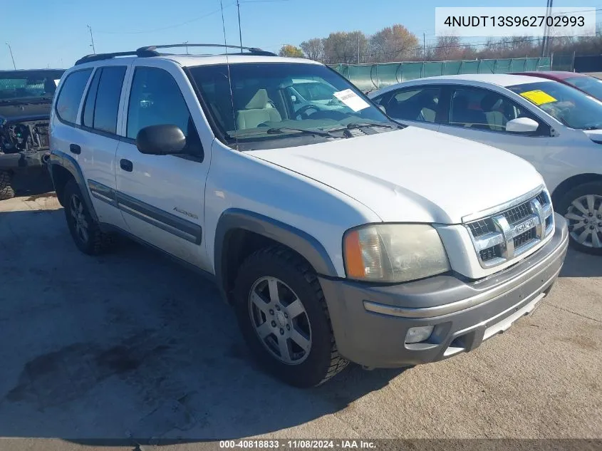 2006 Isuzu Ascender S VIN: 4NUDT13S962702993 Lot: 40818833