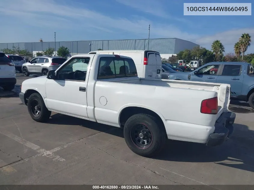 1998 Isuzu Hombre S VIN: 1GGCS1444W8660495 Lot: 40162880