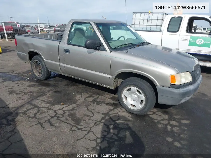 1998 Isuzu Hombre S VIN: 1GGCS1442W8666571 Lot: 40706678