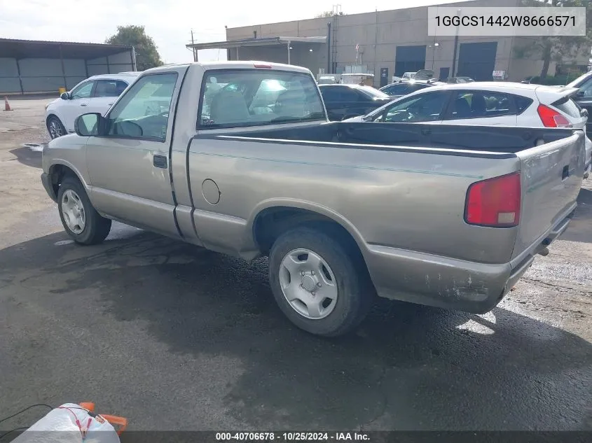 1998 Isuzu Hombre S VIN: 1GGCS1442W8666571 Lot: 40706678