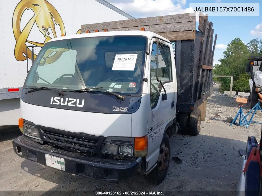 1999 Isuzu Npr VIN: JALB4B157X7001486 Lot: 40128162