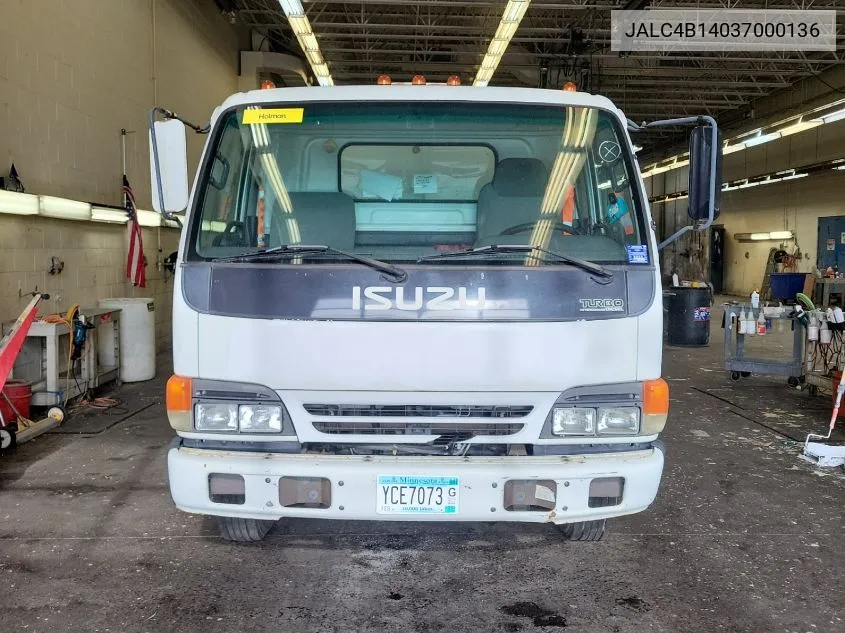 2003 Isuzu Npr VIN: JALC4B14037000136 Lot: 40697061