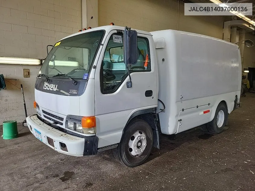 2003 Isuzu Npr VIN: JALC4B14037000136 Lot: 40697061