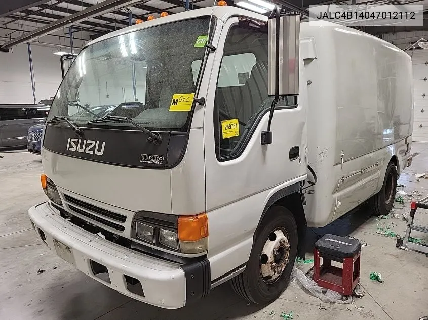 2004 Isuzu Npr VIN: JALC4B14047012112 Lot: 40671593