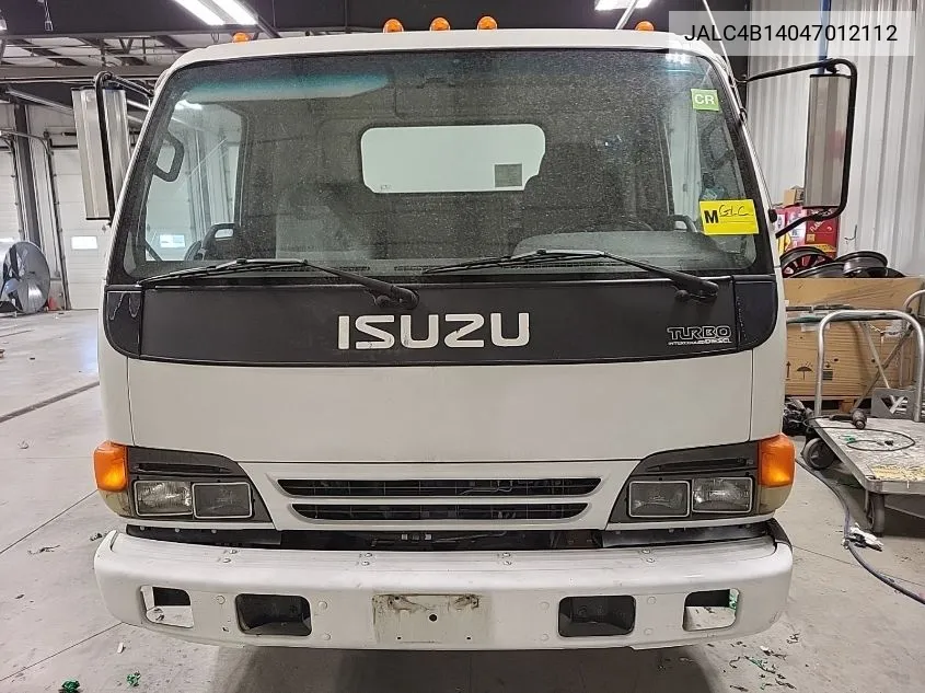 2004 Isuzu Npr VIN: JALC4B14047012112 Lot: 40671593