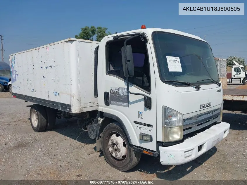 2008 Isuzu Npr VIN: 4KLC4B1U18J800505 Lot: 39777576