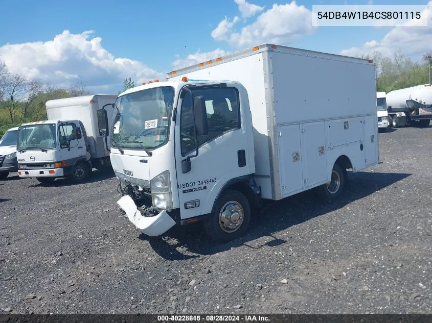 2012 Isuzu Npr VIN: 54DB4W1B4CS801115 Lot: 40228615