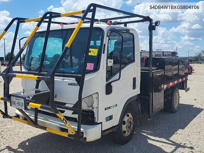 54DB4W1BXGS804106 2016 Isuzu Npr Gas Reg