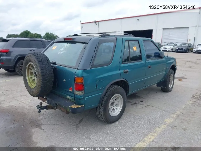 1994 Isuzu Rodeo S/Ls VIN: 4S2CY58VXR4354640 Lot: 39828432