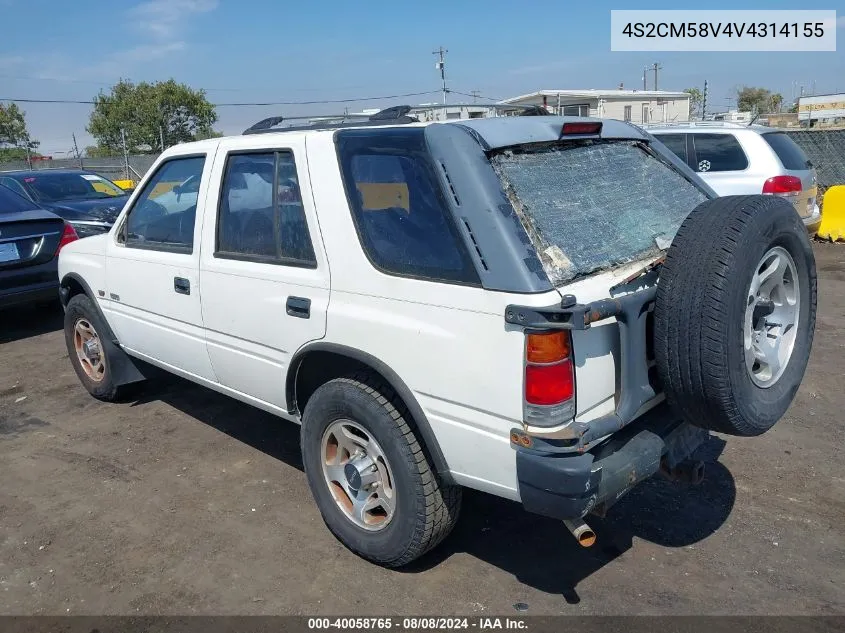 1997 Isuzu Rodeo Ls 3.2L/S 3.2L VIN: 4S2CM58V4V4314155 Lot: 40058765