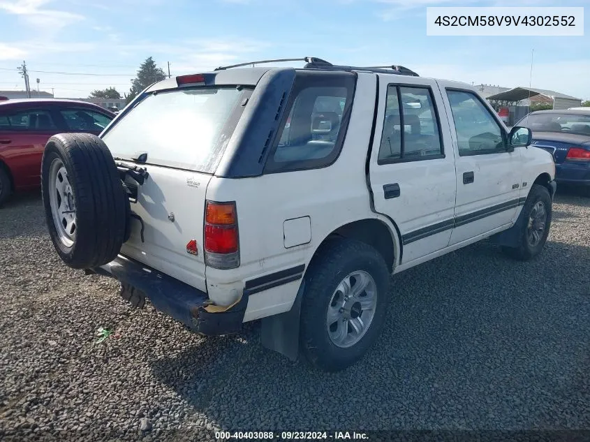 1997 Isuzu Rodeo Ls 3.2L/S 3.2L VIN: 4S2CM58V9V4302552 Lot: 40403088