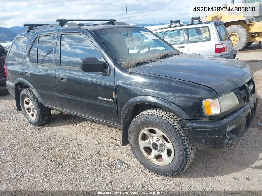 4S2DM58Y244305810 2004 Isuzu Rodeo S 3.5L V6