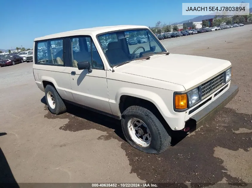 1988 Isuzu Trooper Ii VIN: JAACH15E4J7803894 Lot: 40635452