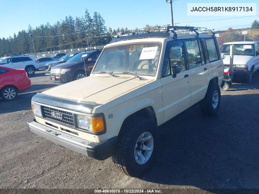 1989 Isuzu Trooper Ii VIN: JACCH58R1K8917134 Lot: 40610078