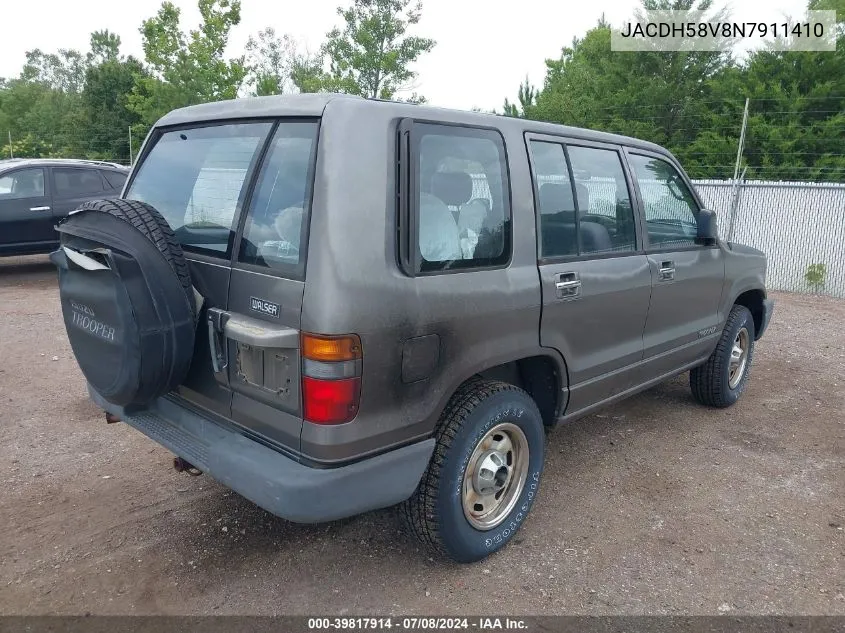 JACDH58V8N7911410 1992 Isuzu Trooper S