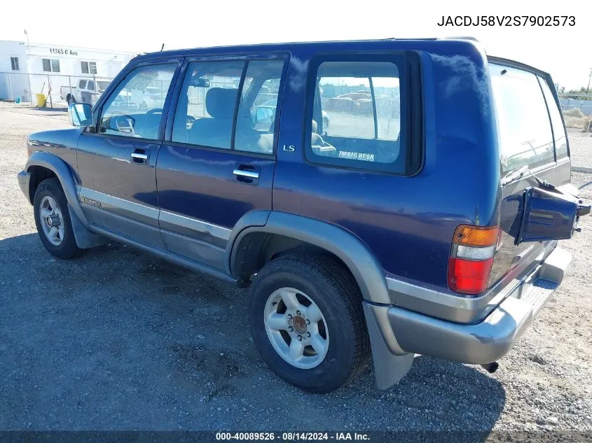 1995 Isuzu Trooper S VIN: JACDJ58V2S7902573 Lot: 40089526