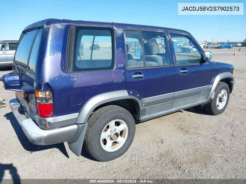 1995 Isuzu Trooper S VIN: JACDJ58V2S7902573 Lot: 40089526