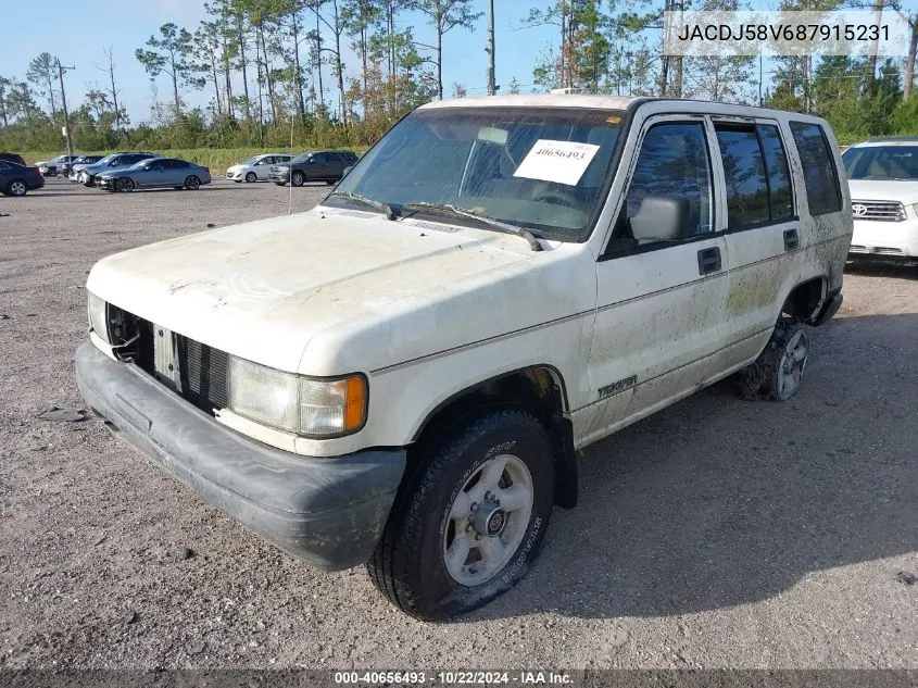 1995 Isuzu Trooper S VIN: JACDJ58V687915231 Lot: 40656493