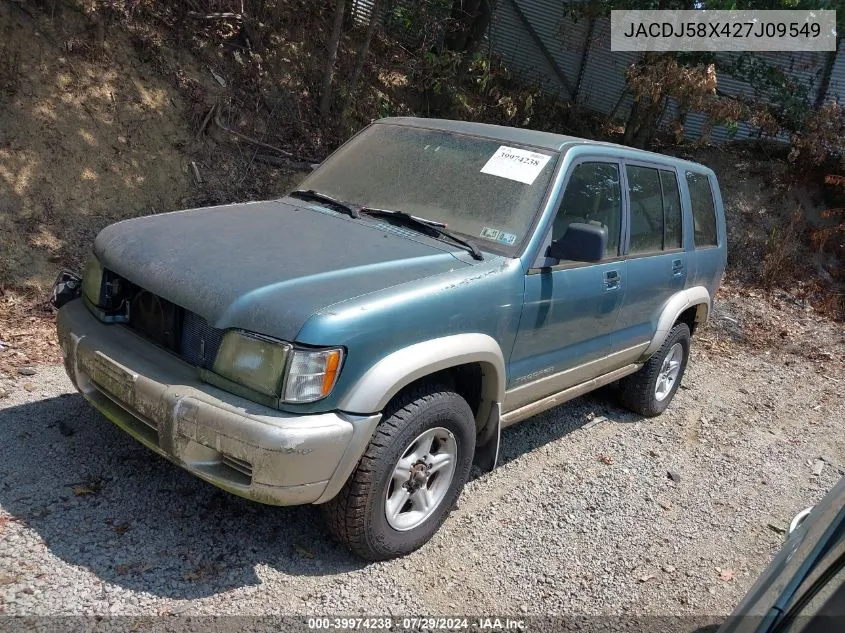 2002 Isuzu Trooper Limited/Ls/S VIN: JACDJ58X427J09549 Lot: 39974238