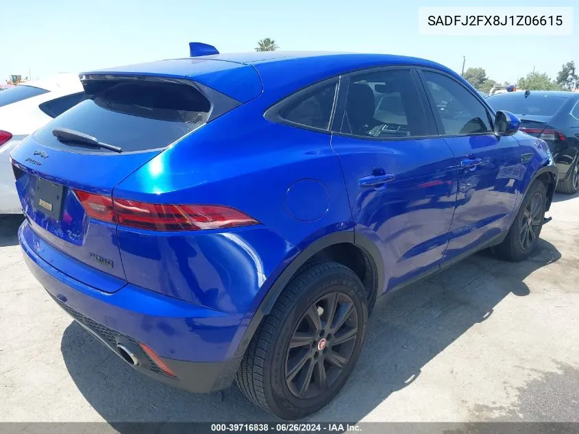 2018 Jaguar E-Pace R-Dynamic S/S VIN: SADFJ2FX8J1Z06615 Lot: 39716838