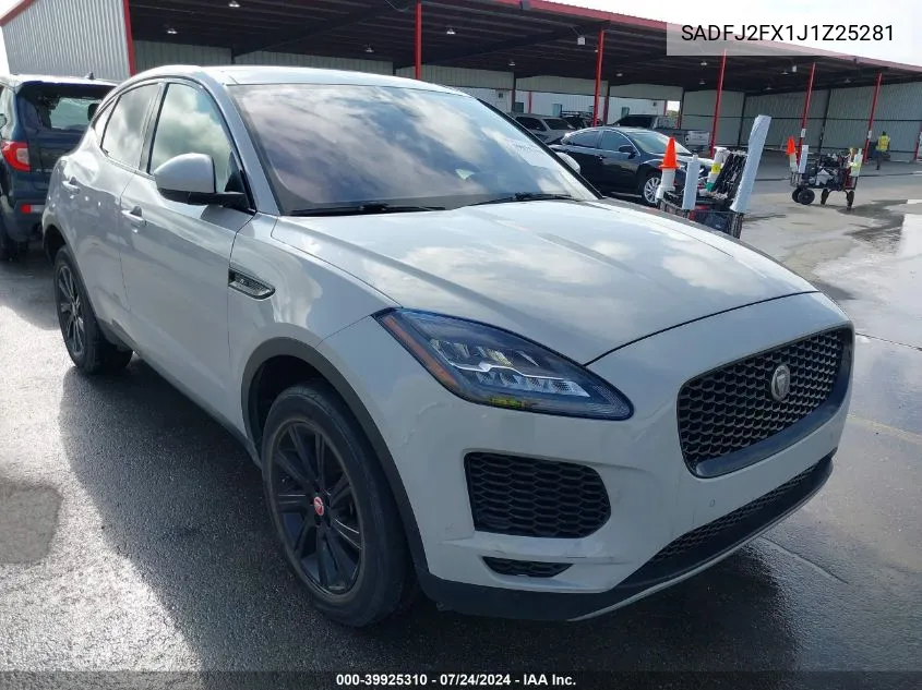 SADFJ2FX1J1Z25281 2018 Jaguar E-Pace R-Dynamic S/S