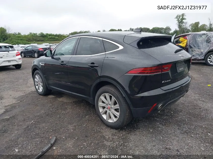 2018 Jaguar E-Pace R-Dynamic S/S VIN: SADFJ2FX2J1Z31977 Lot: 40034251