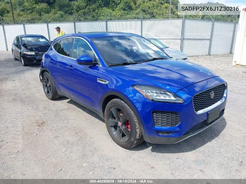 2018 Jaguar E-Pace Se VIN: SADFP2FX6J1Z30216 Lot: 40280939