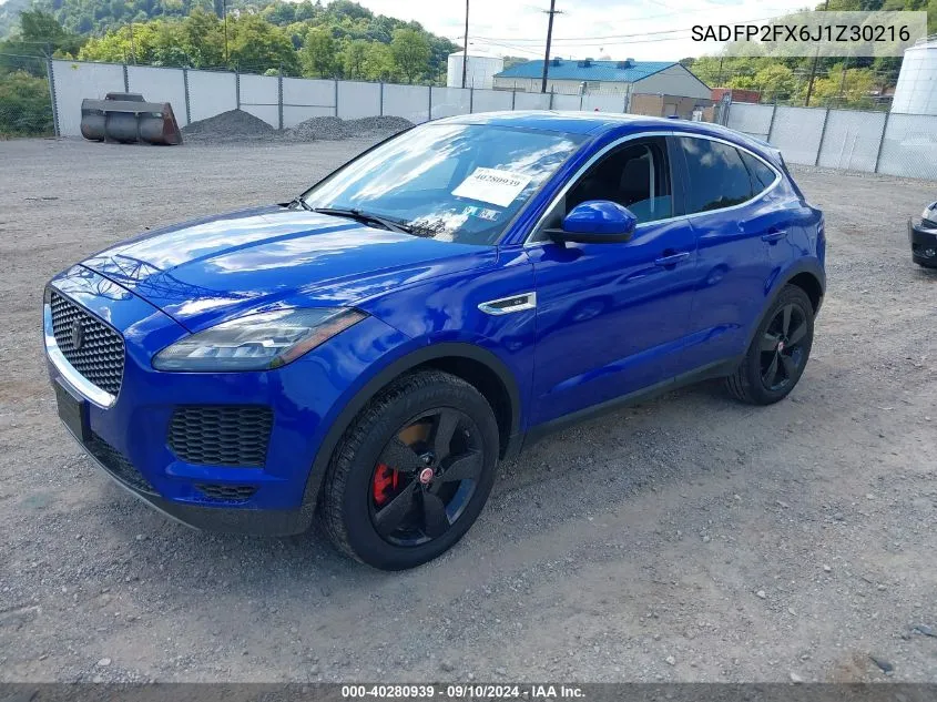 2018 Jaguar E-Pace Se VIN: SADFP2FX6J1Z30216 Lot: 40280939