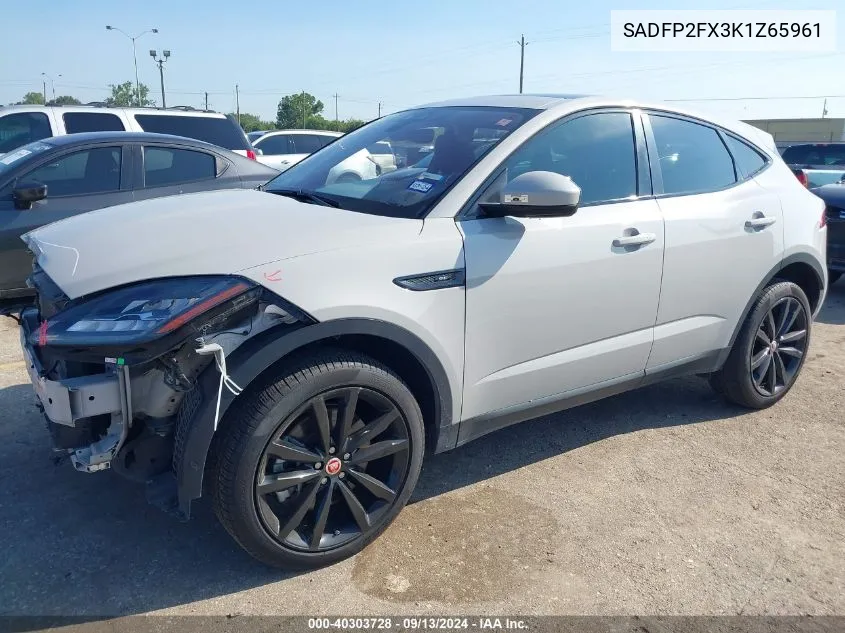 SADFP2FX3K1Z65961 2019 Jaguar E-Pace Se