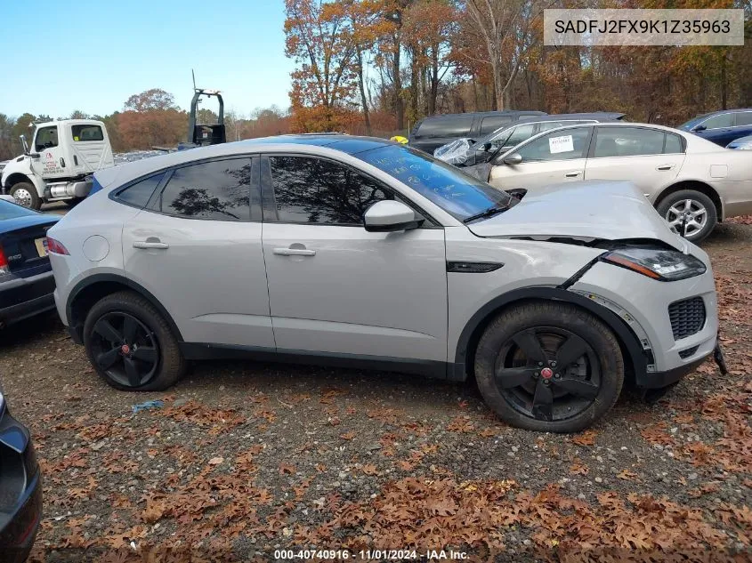 2019 Jaguar E-Pace S VIN: SADFJ2FX9K1Z35963 Lot: 40740916