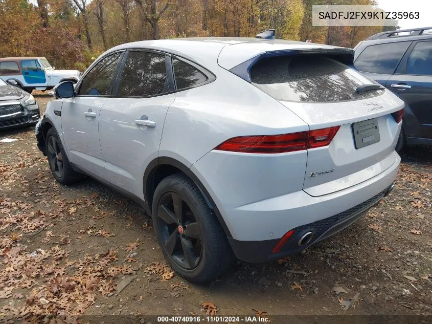 2019 Jaguar E-Pace S VIN: SADFJ2FX9K1Z35963 Lot: 40740916