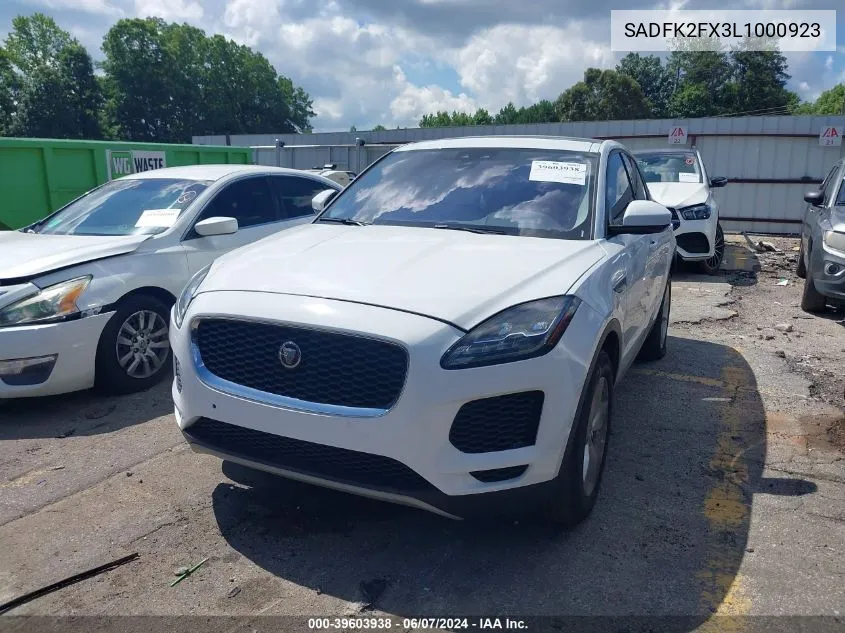 SADFK2FX3L1000923 2020 Jaguar E-Pace P250 Awd Automatic